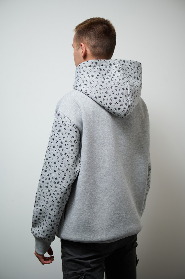 Худи серое "Мой бизнес"